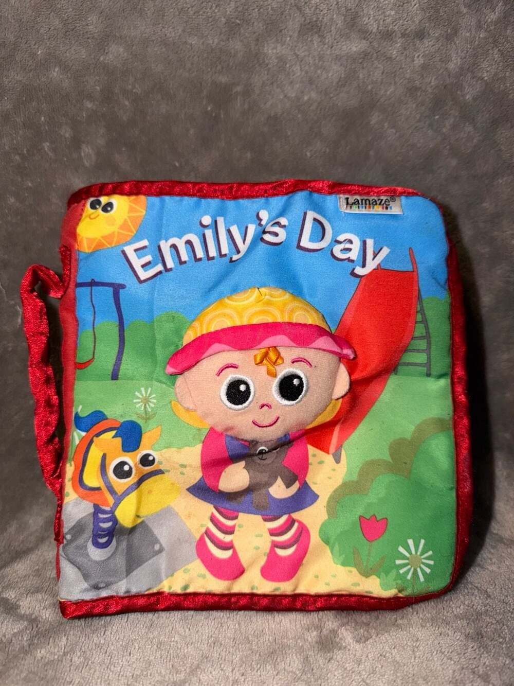Lamaze Emily's Day Soft Cloth Baby Book
